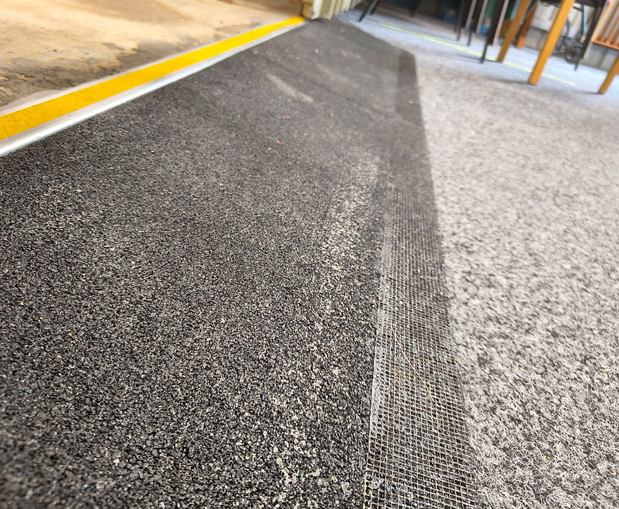 Rubber ramp installed in Mandurah, Perth, Western Australia
